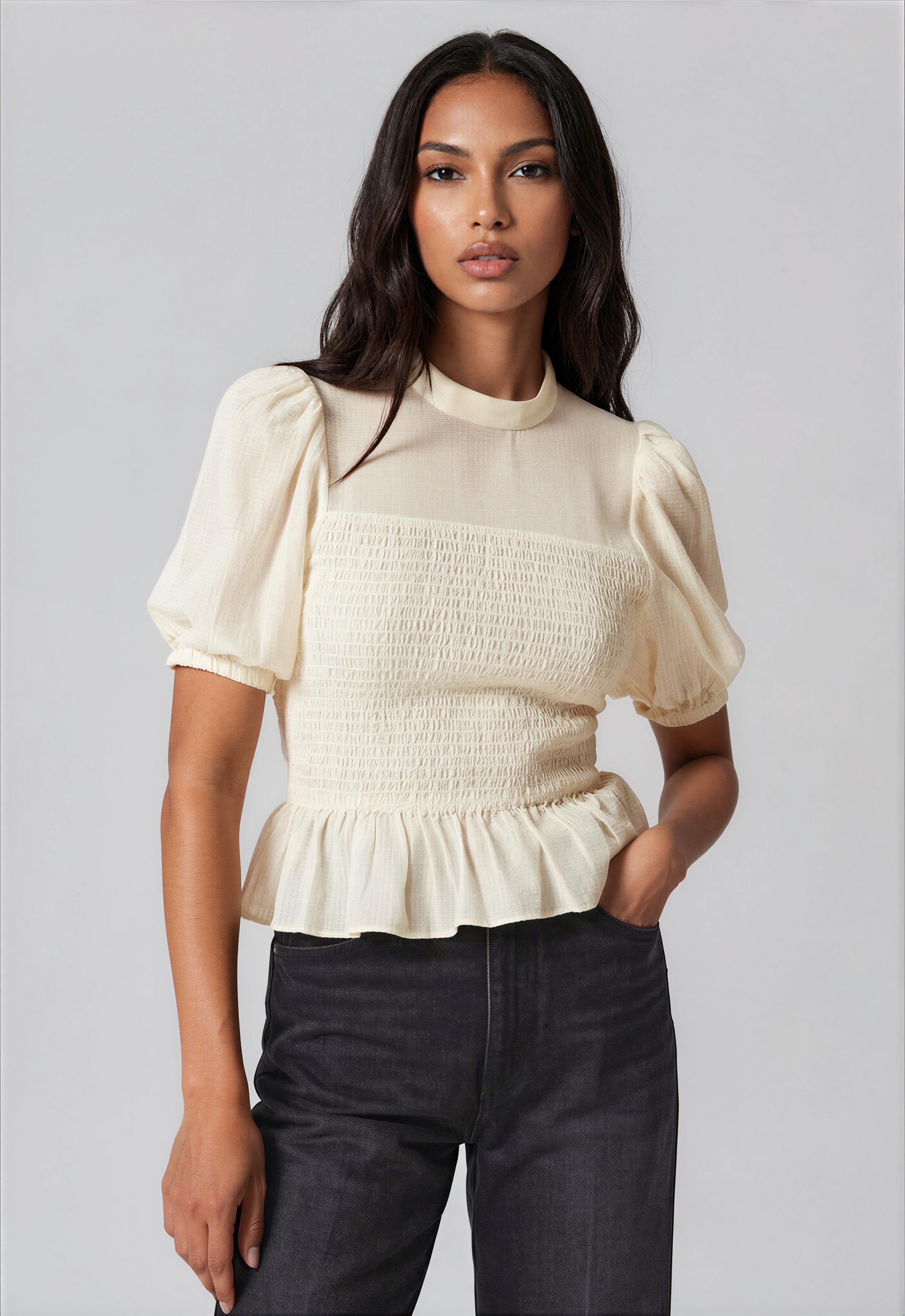 & Other Stories Mindy Blouse White - Offe Market