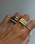 Luv Aj - Tricolore Ring- Clear -