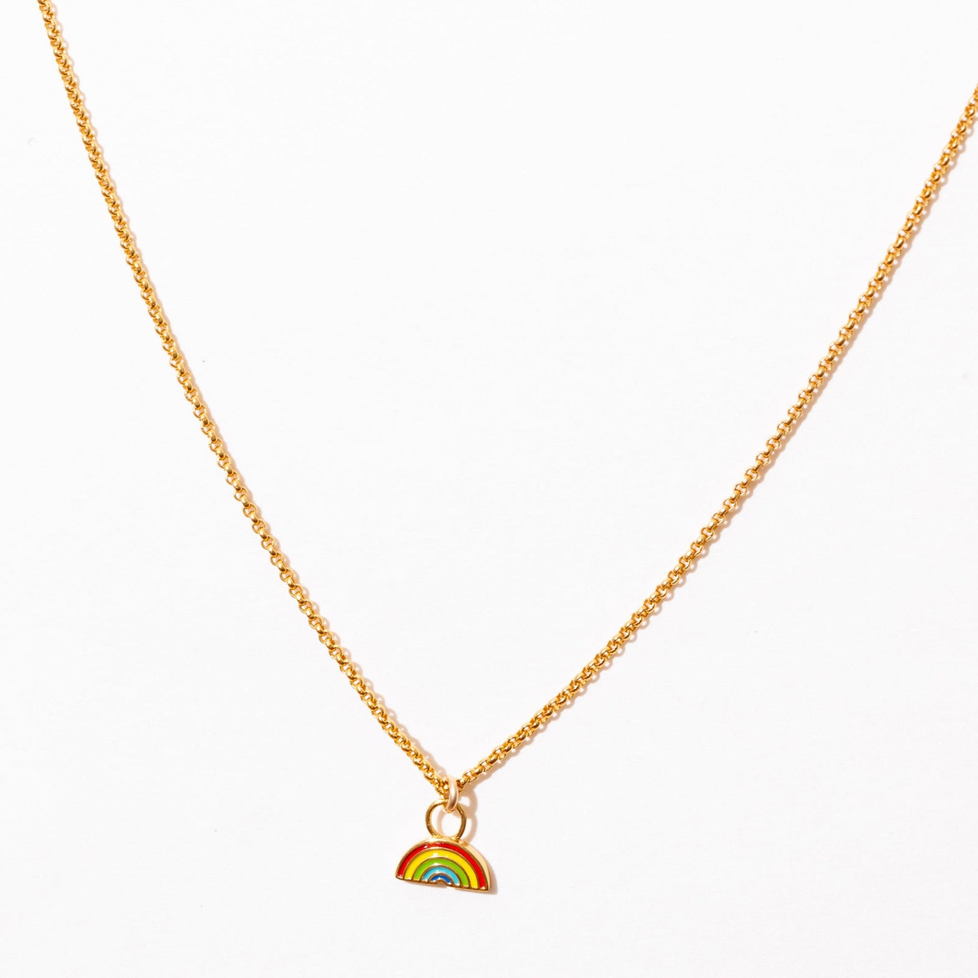 Rainbow Charm Necklace