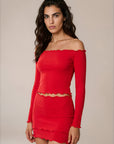 Zevia Off Shoulder Mini Dress