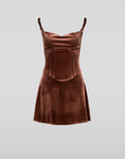SAEMDI - WREN CORSET VELVET DRESS -