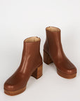 Intentionally Blank - Speed Platform Boot - TAN LEATHER