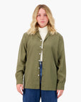 Good for Sunday - Tencel Notch Collar Shirt in Canteen -