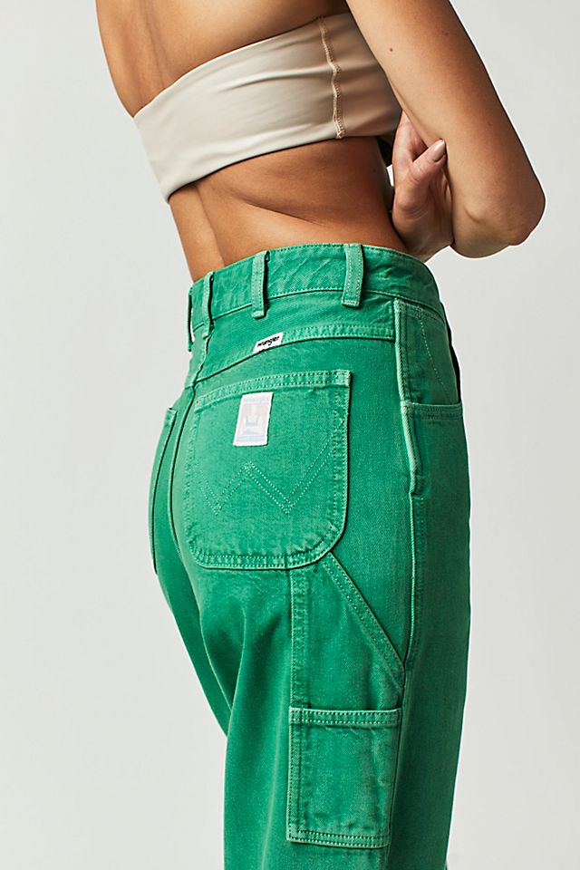 Mom Relaxed Carpenter - Bright Green