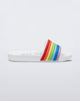 Melissa - Beach Slide - White Rainbow -