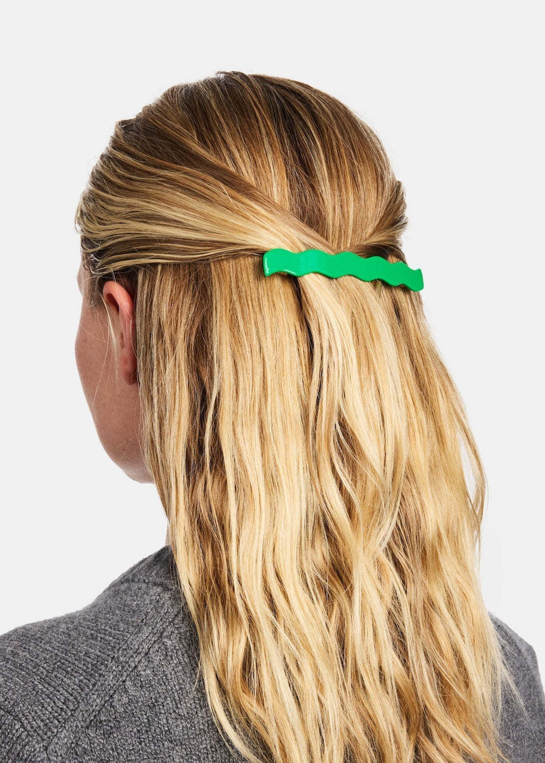 Chunks - Hair Accessories - Skinny Wave Barette - Kelly – offe market