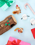 Zippy Paws - Holiday Burrow - Yule Log -
