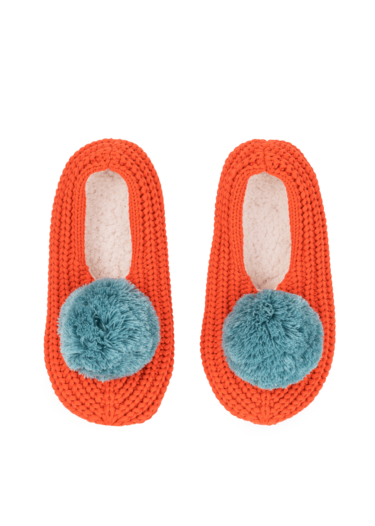 Pommed Rib Slippers - Poppy - offe market