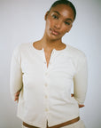 Wildflo Studio - Cotton Shorts Cream -