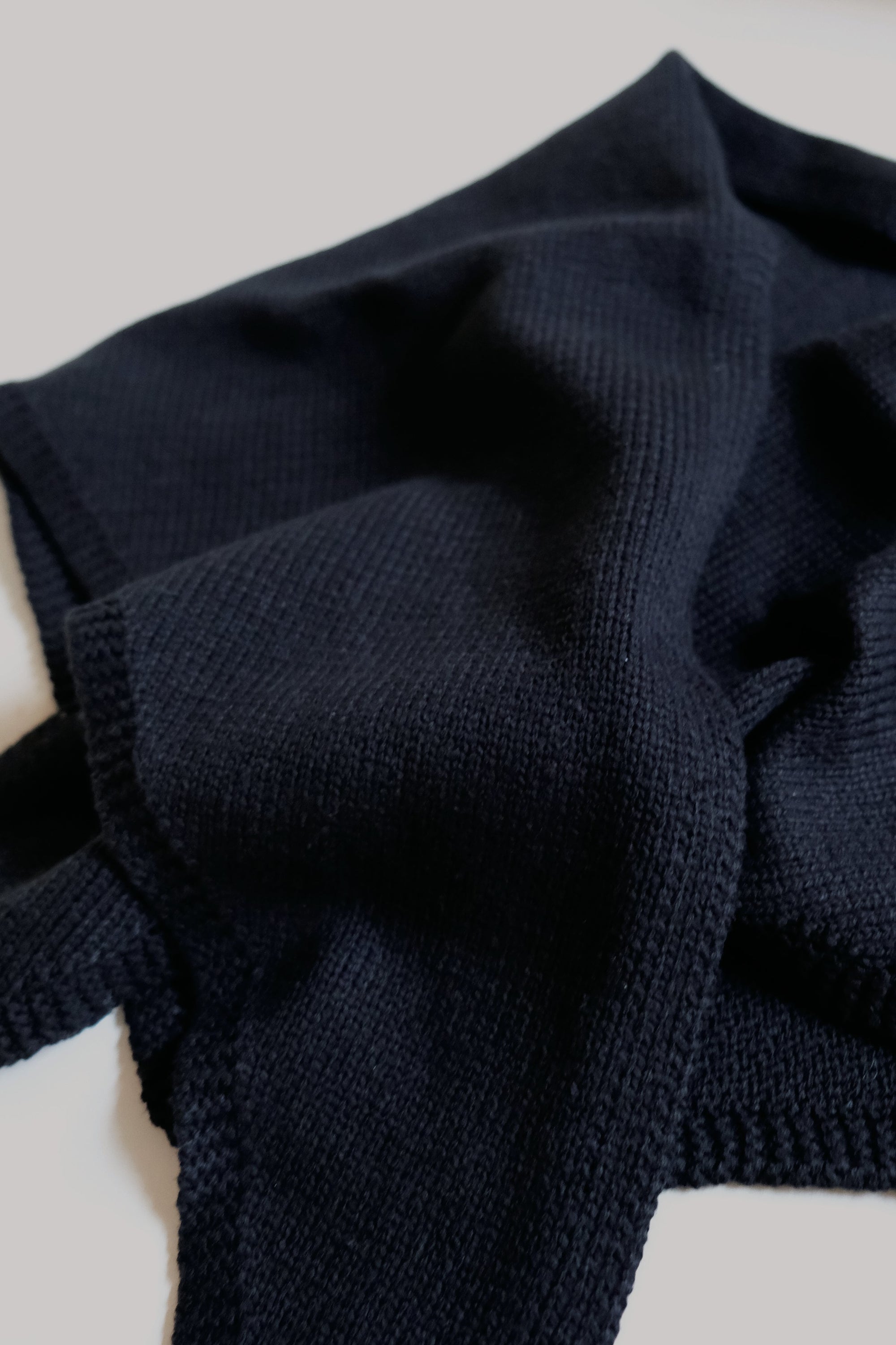 Callahan Knitwear - Handkerchief Scarf - Black -