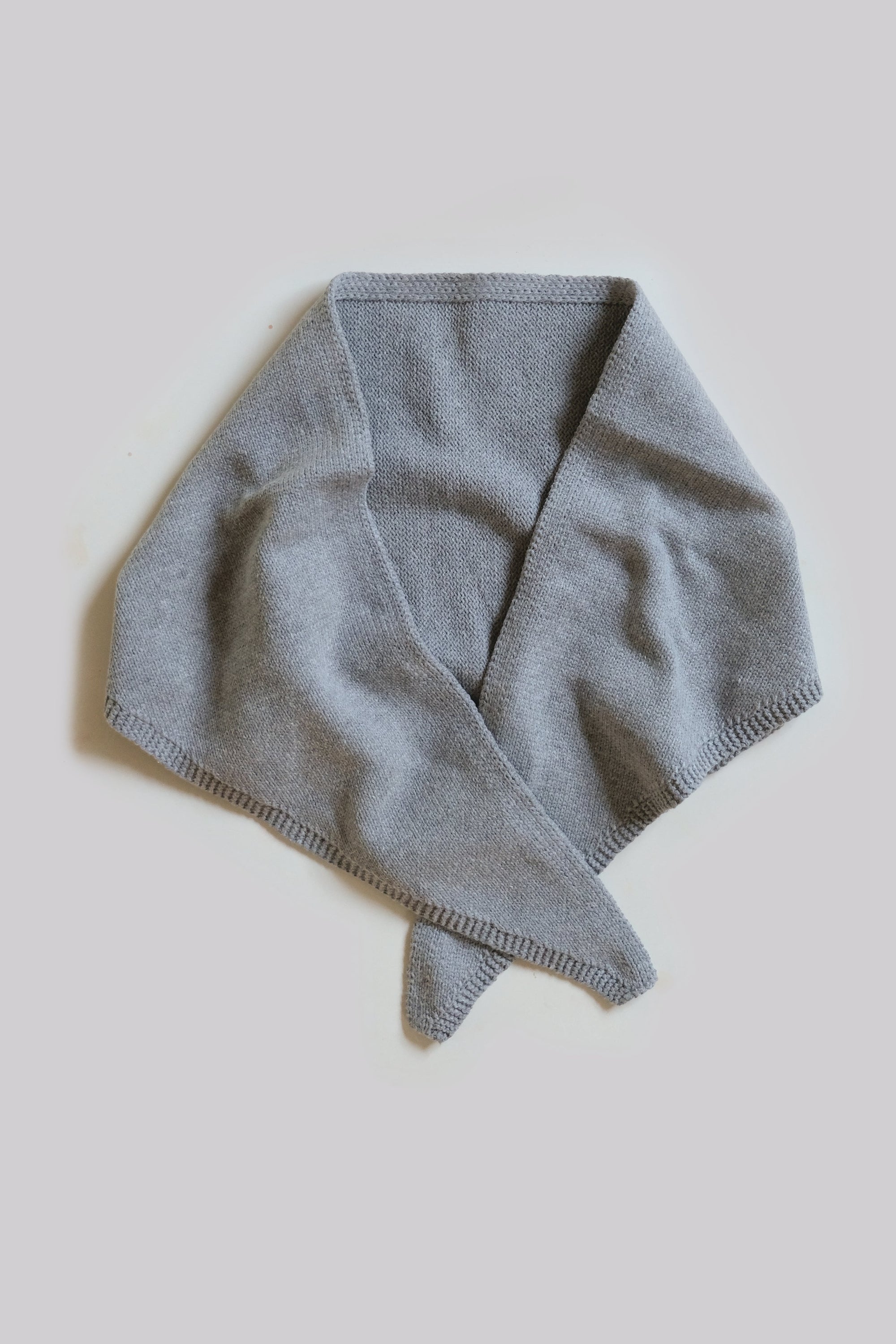 Callahan Knitwear - Handkerchief Scarf - Dark Heather Grey -