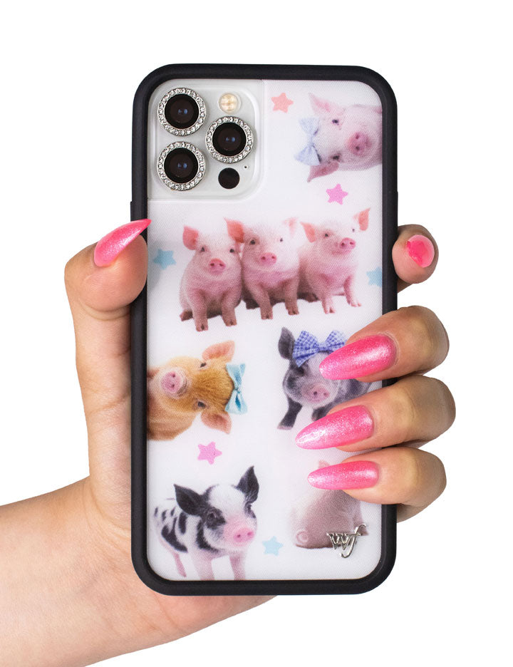 Hand Pic Image 01 Little Piggies iPhone Case