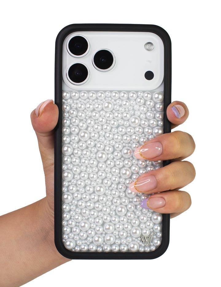 Hand Pic Image 01 White Peal iPhone Case