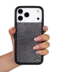 Hand Pic Image 01 Rhinestone White iPhone Case