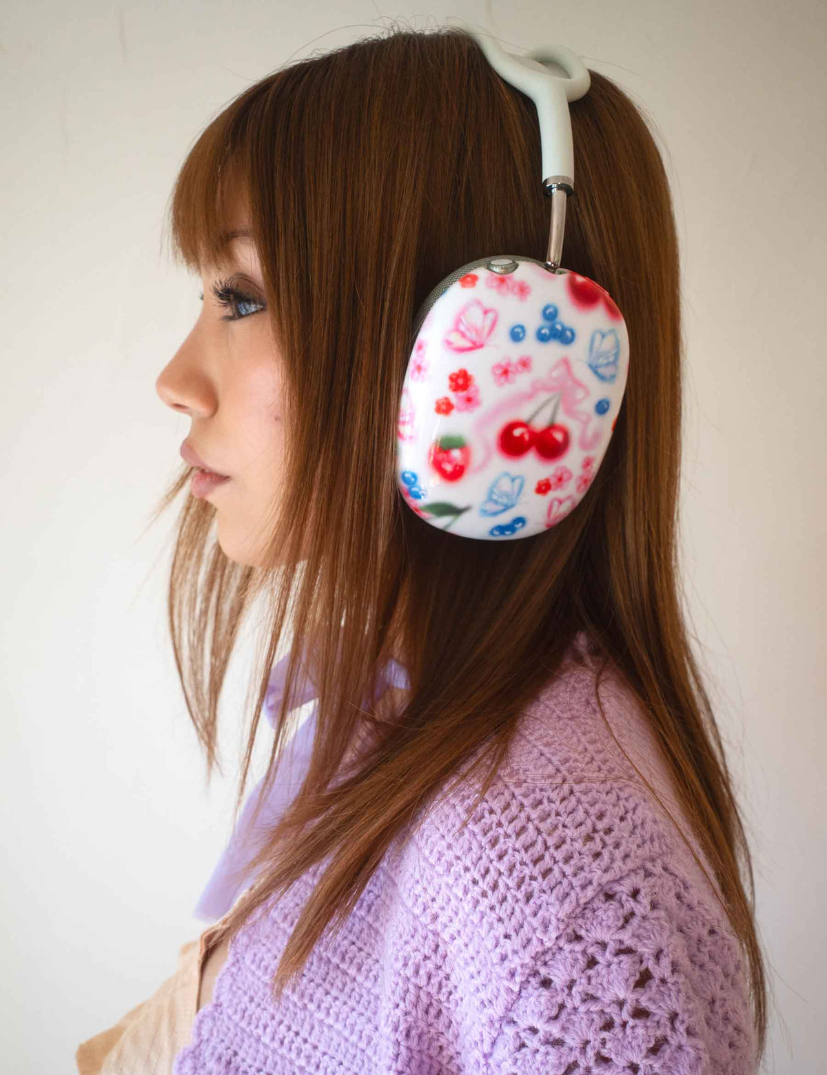Wildflower Sweet Cherries AirPods Max Cover Lifestyle Image 04