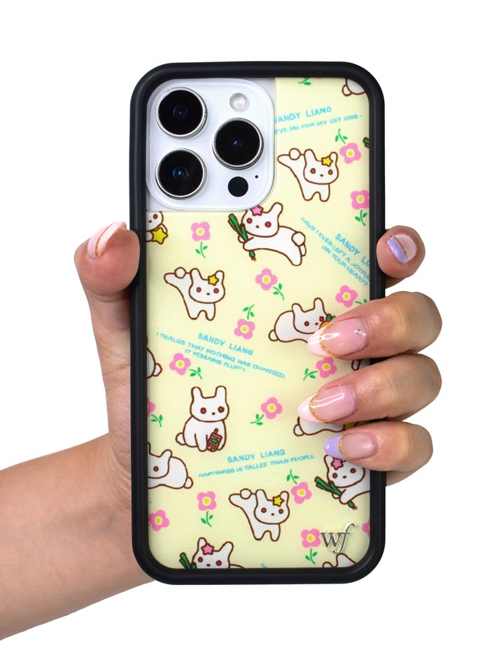 Wildflower - Sandy Liang Bunny Gift Wrap iPhone Case -
