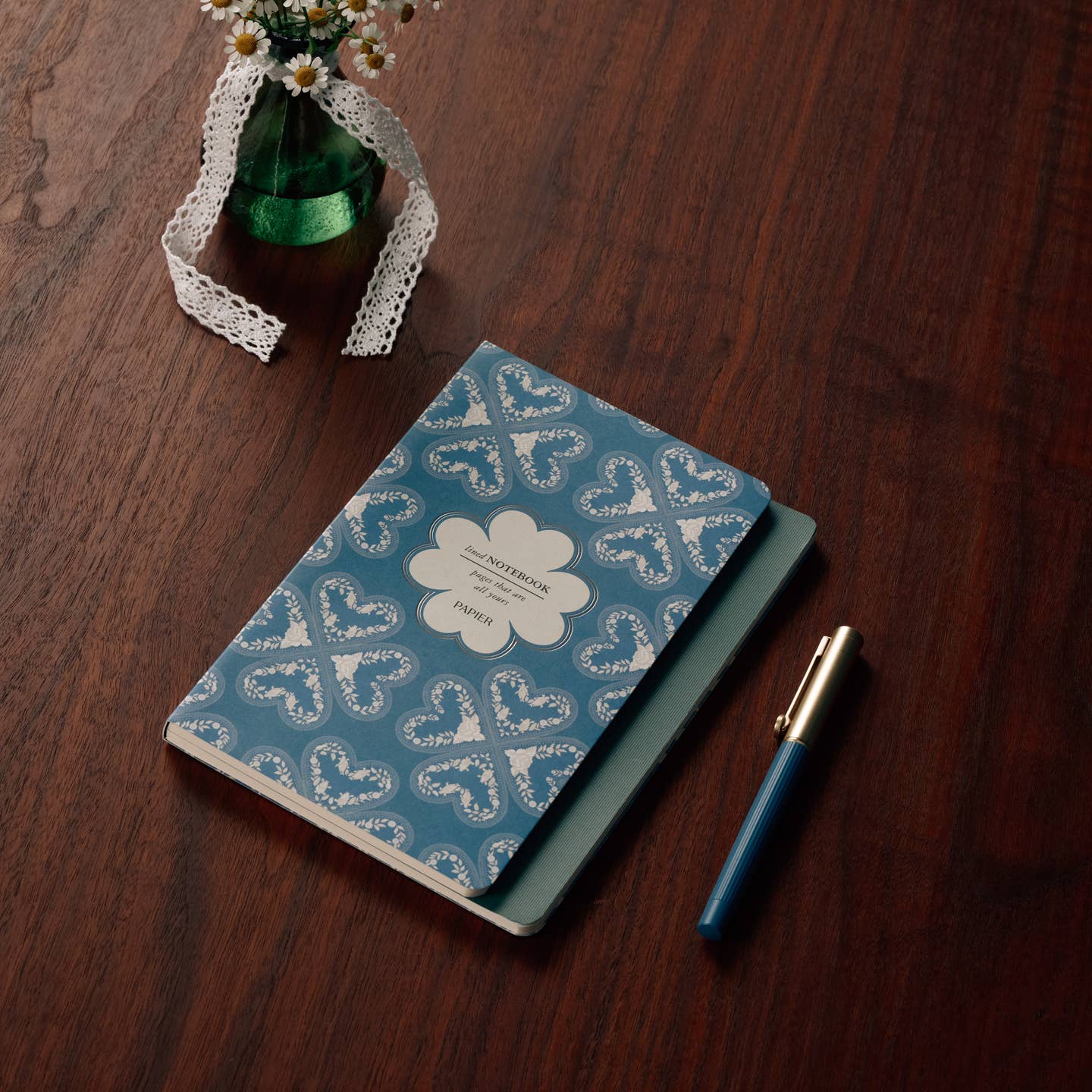 Papier - Clover Stepped Lined Notebook -