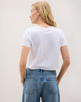 Richer Poorer - Pima Boxy Crop Tee - White -