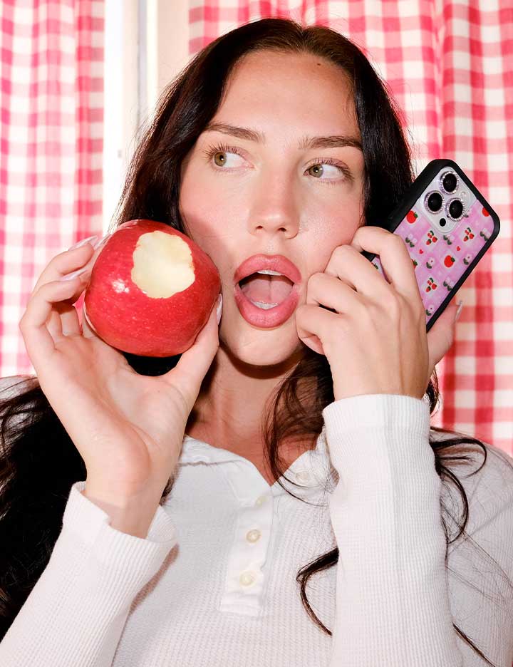 Lifestyle Image 02 Apple A Day iPhone Case