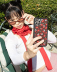 Lifestyle Image 02 Chocolate Cherries iPhone Case 