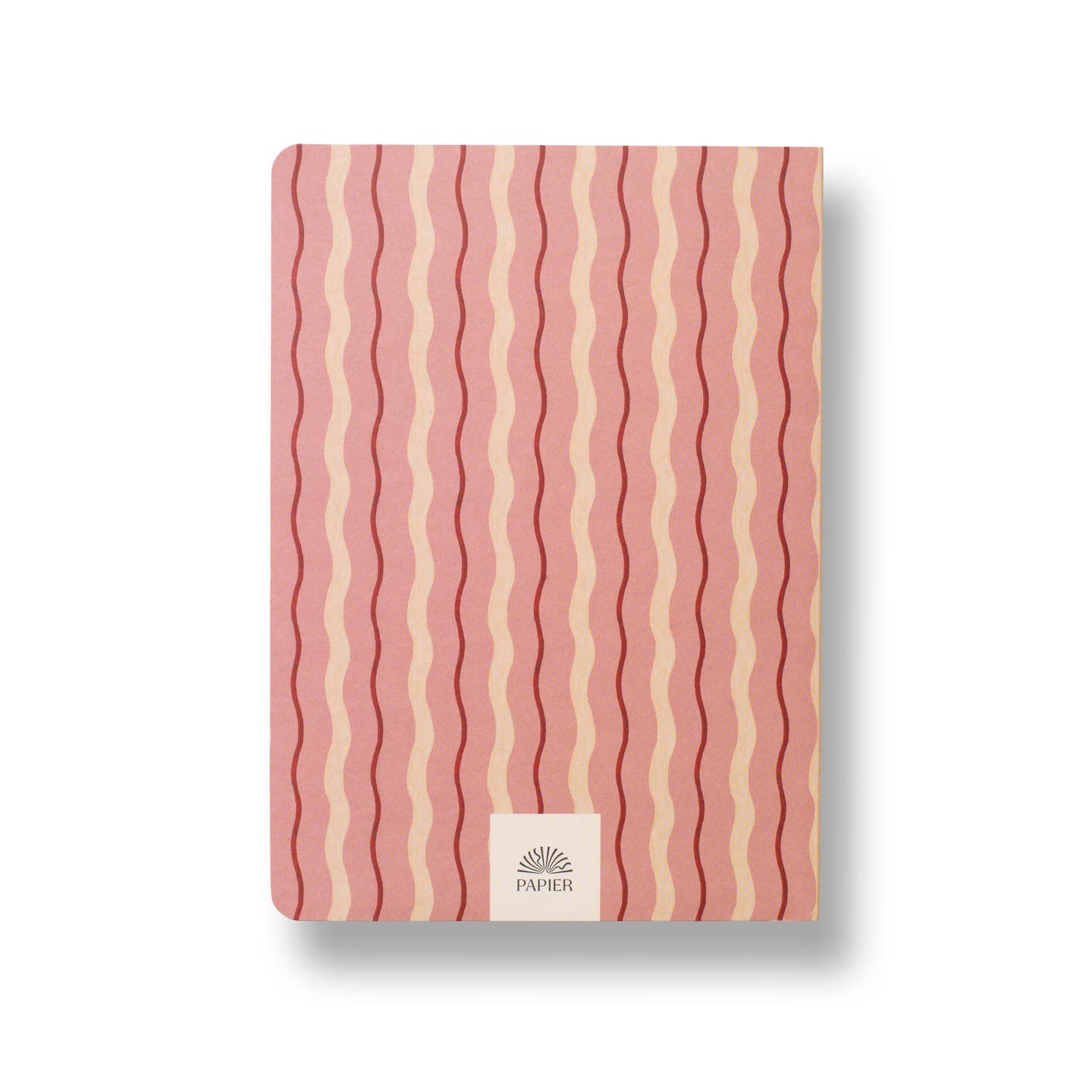 Papier - Pink Wave Stepped Lined Notebook -