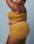 Harper Wilde - Lounge Rib Boyshort - Golden -