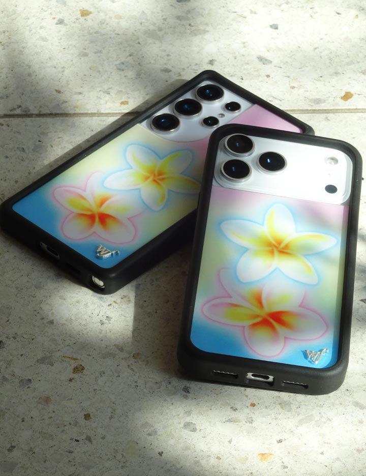 Supporting Image 04 Pastel Plumeria iPhone Case