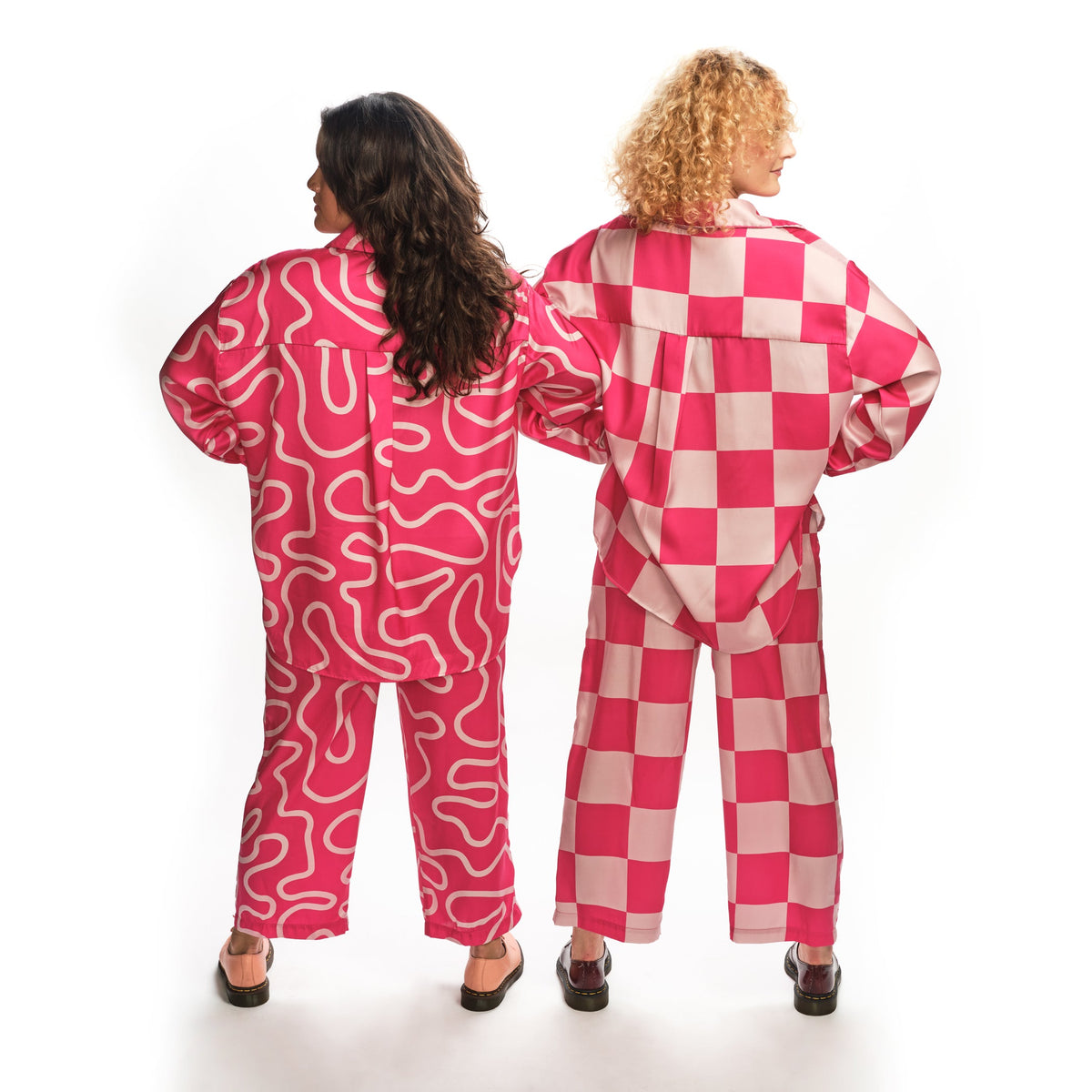 Boyko - Blake Blouse - Hot Pink Check -