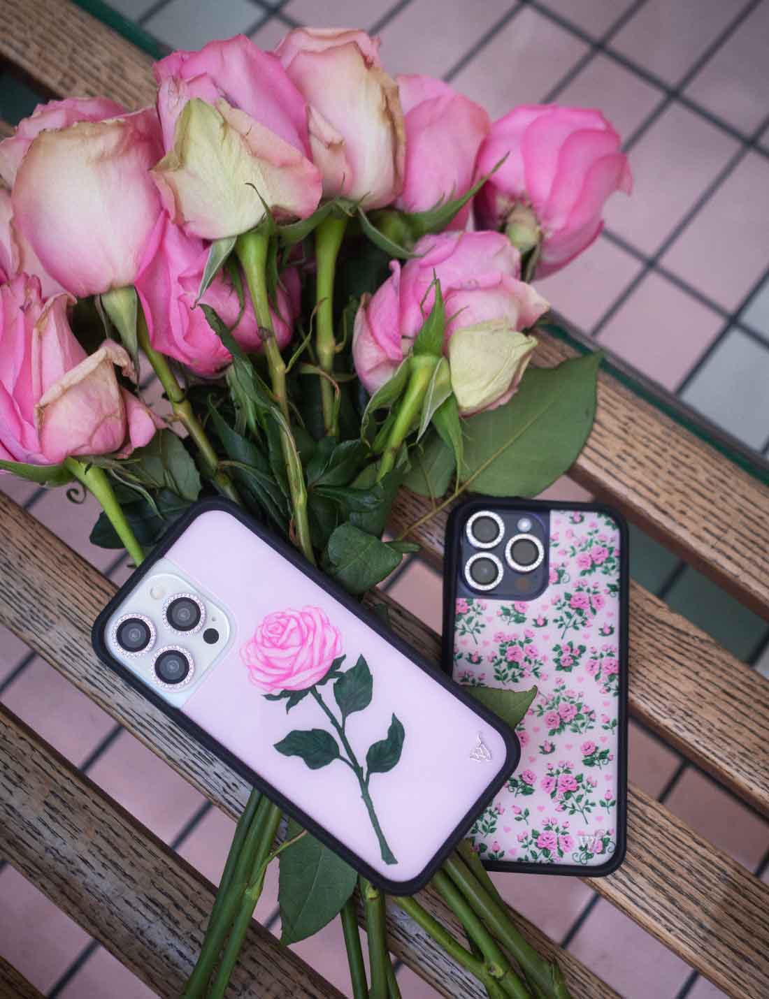 Supporting Image 05 Pink Rose iPhone Case