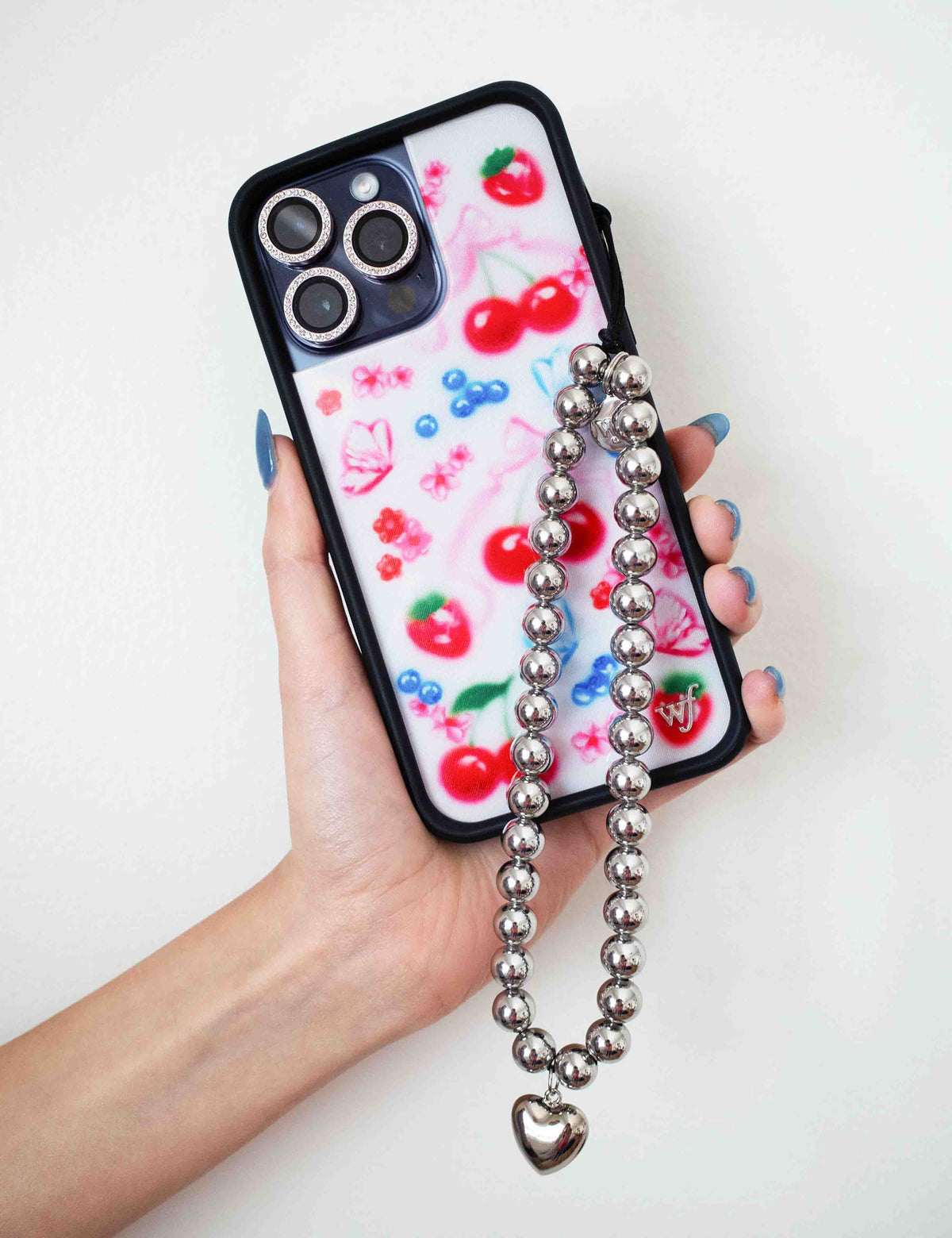 Wildflower - Chrome Wristlet -