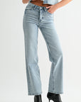 Jemina Denim - High Rise Hidden Waistband Straight -