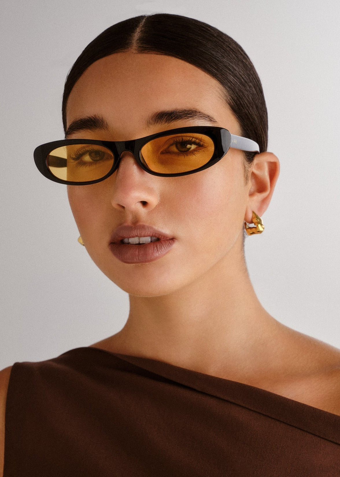 Aire - Avior Sunglasses - Black Amber Tint -