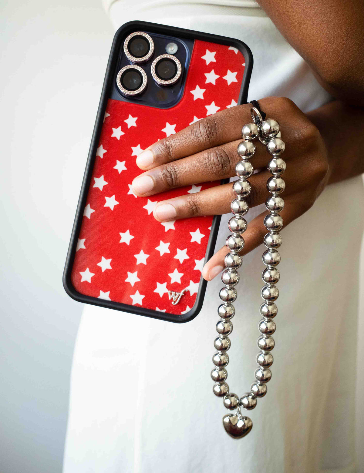 Wildflower - Chrome Wristlet -