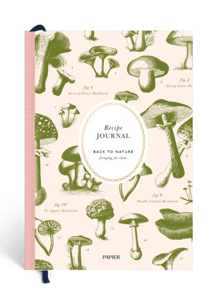 Papier - Mushroom Recipe Journal -