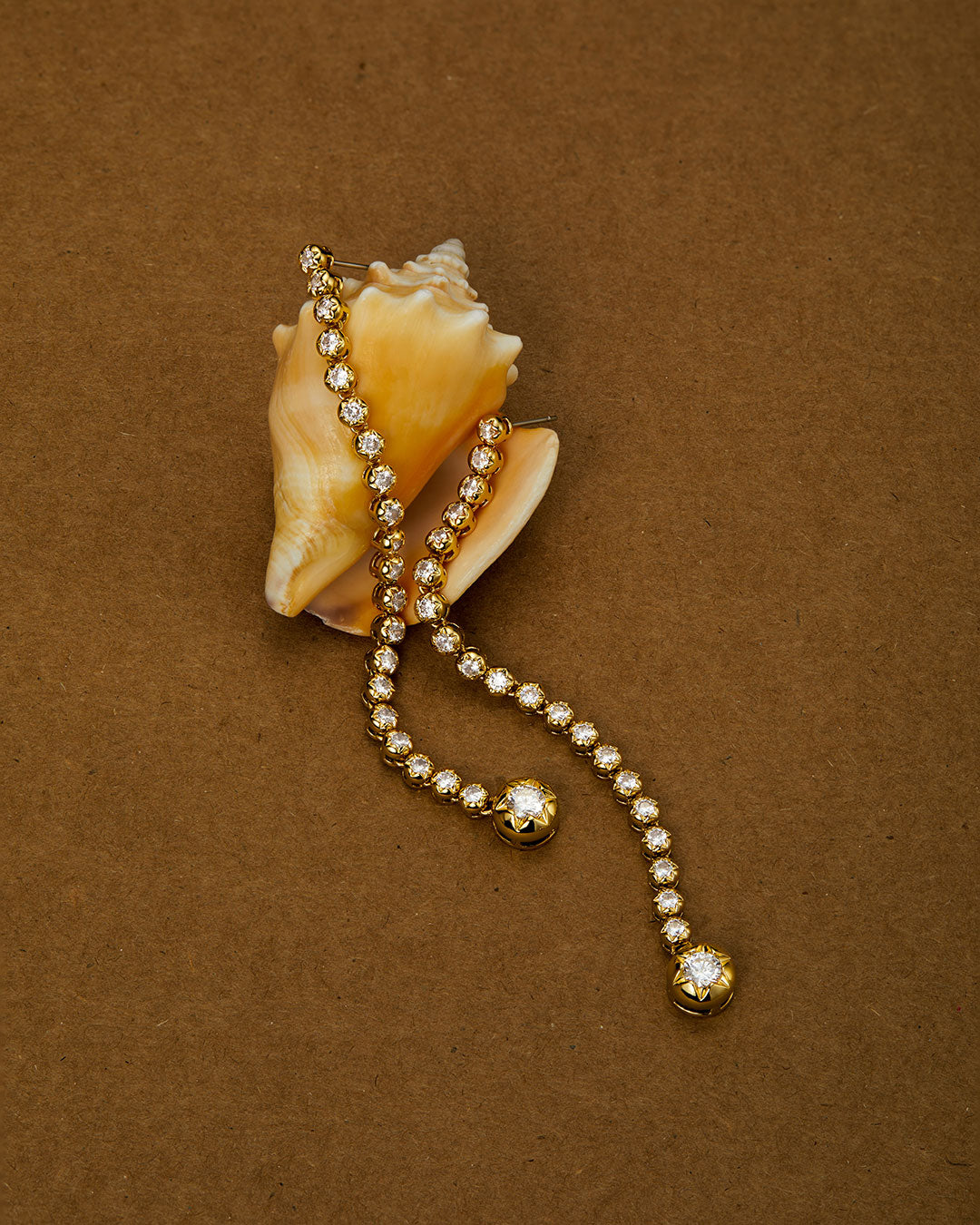 Luv Aj - The Rose Bud Tennis Drop Studs -