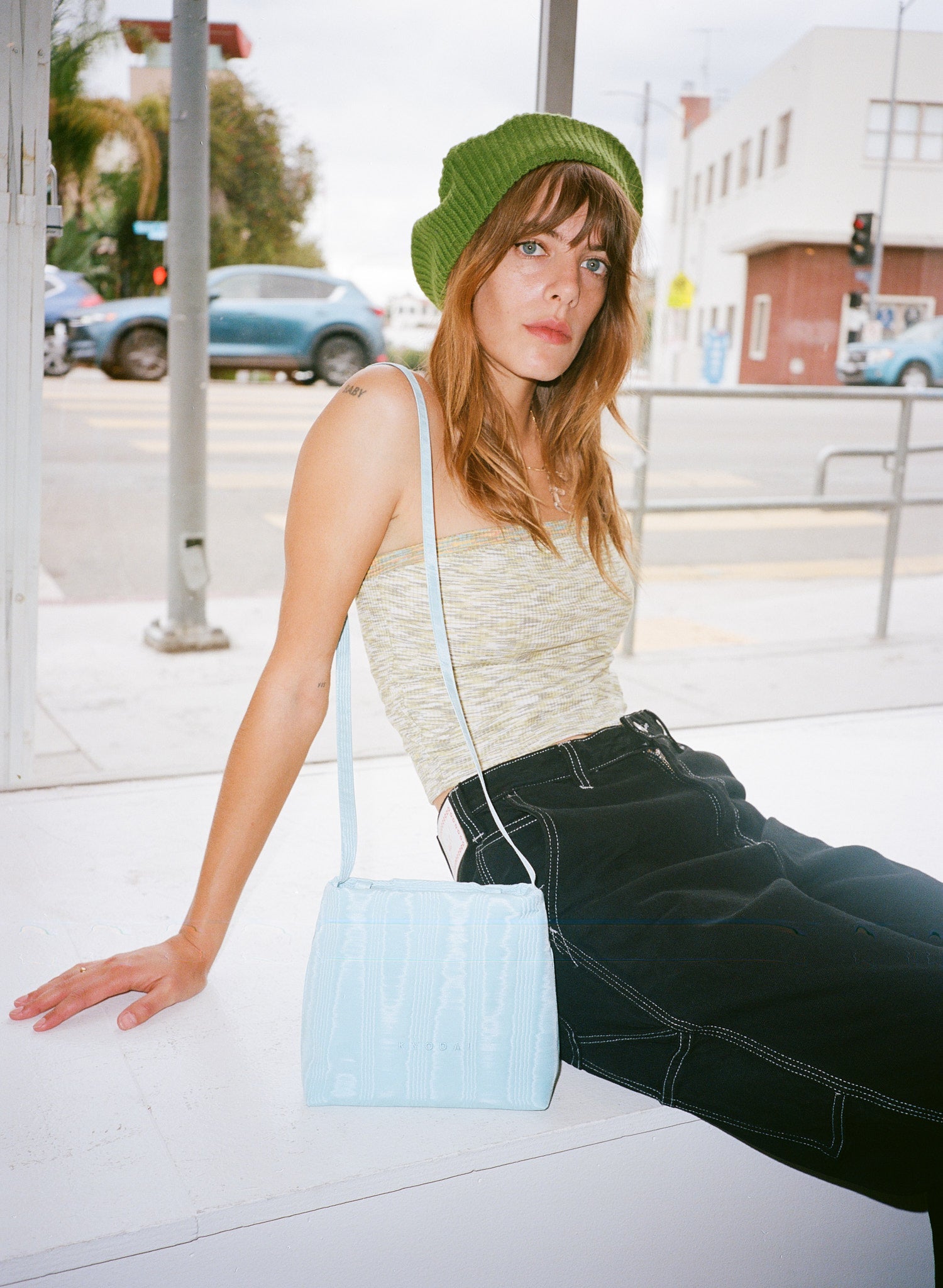 Lisa Says Gah - Harmony Tube Top - Honeydew/ Flame -