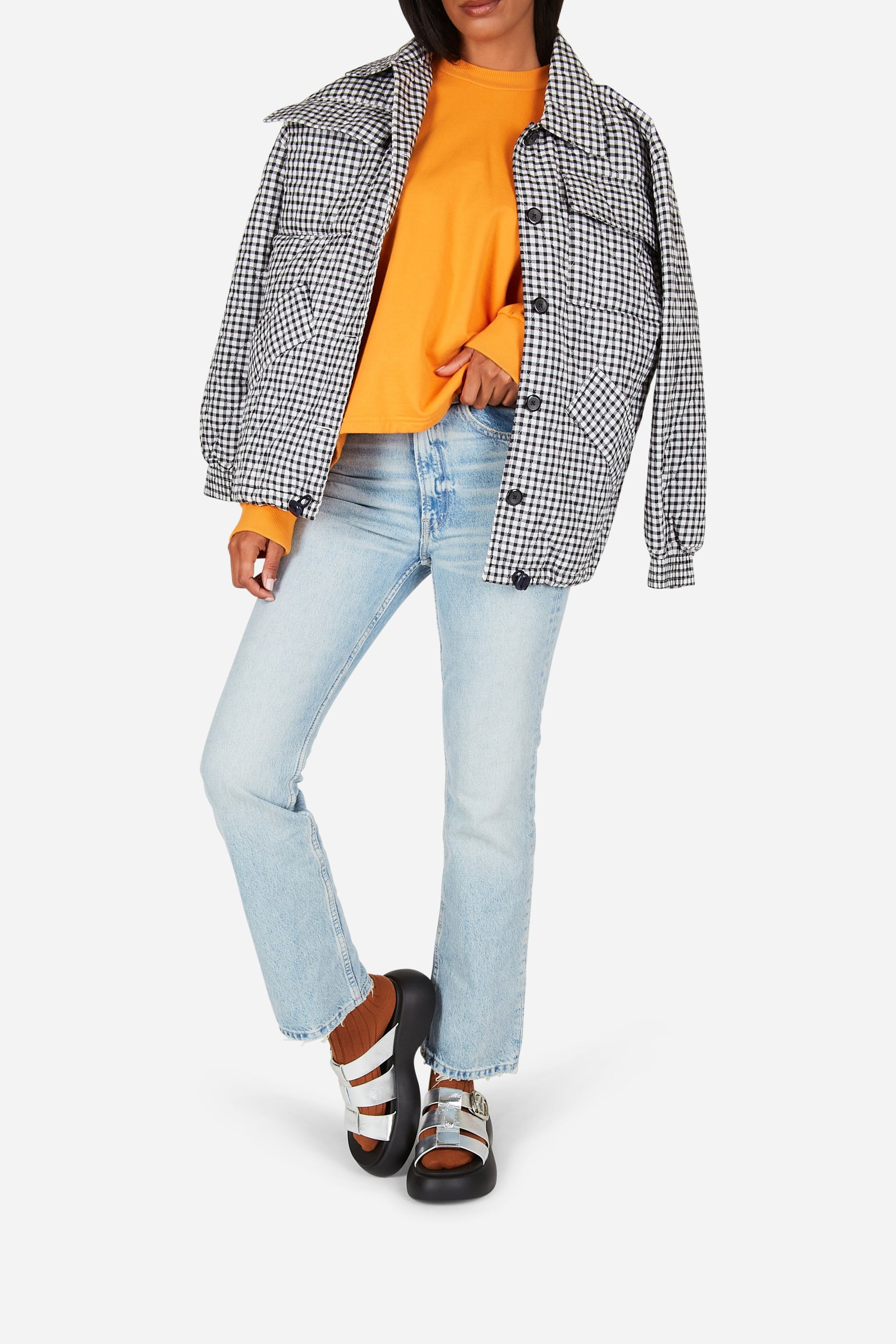 Intentionally Blank - Nell Metallic Platform Sandal -