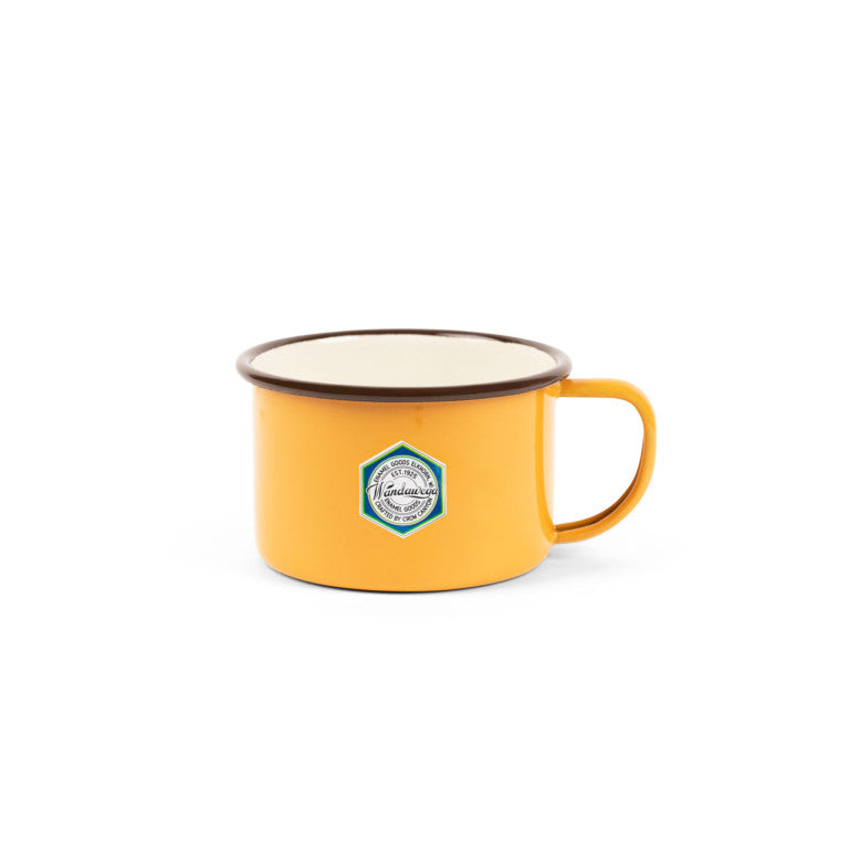 Crow Canyon Home - Camp Wandawega x CCH Soup Mug - Mustard Yellow &amp; Cream -