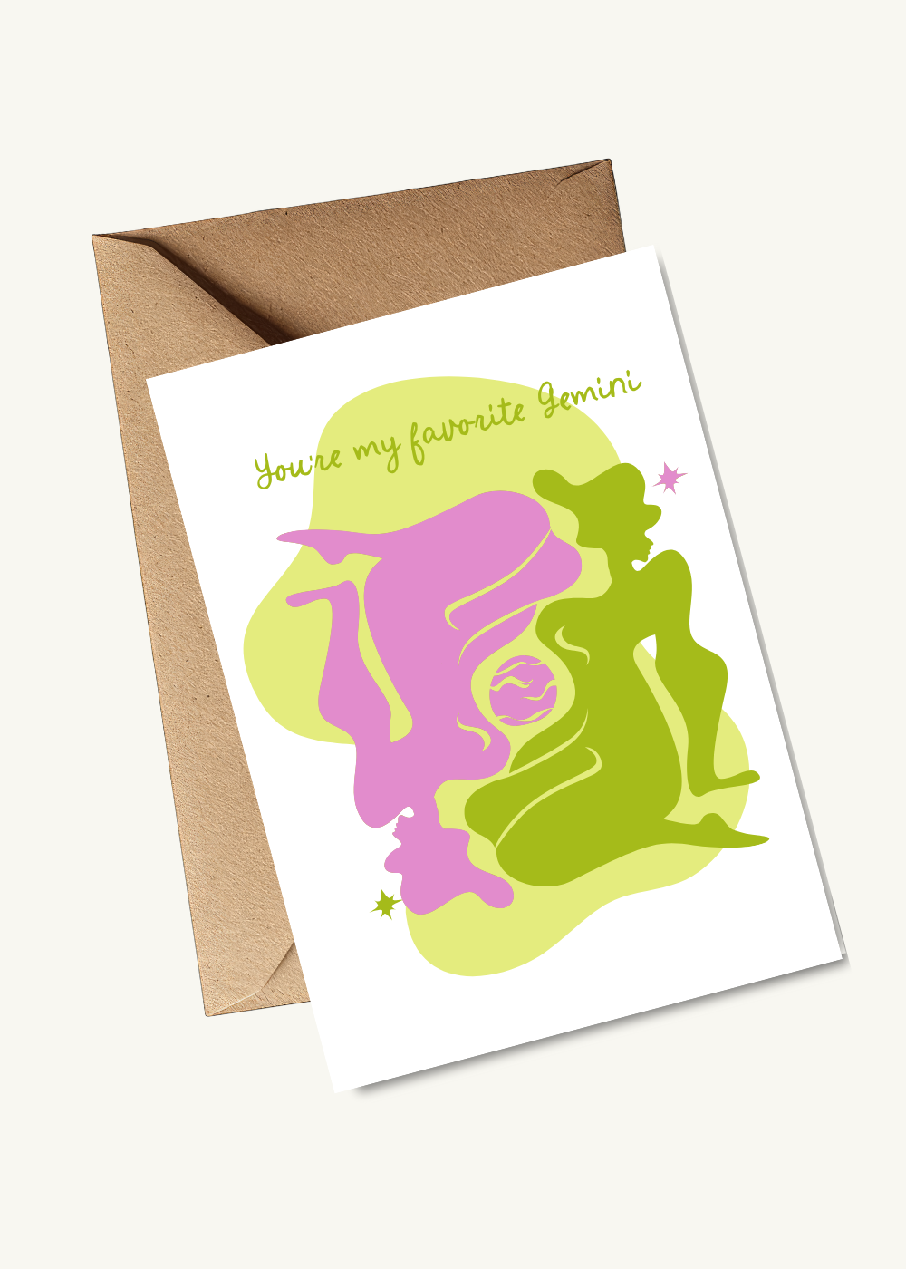 Nice Paper - Greeting Card - Gemini -