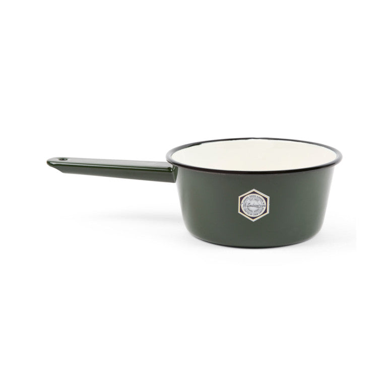 Crow Canyon Home - Camp Wandawega x CCH Sauce Pot - Forest Green &amp; Cream -