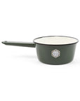 Crow Canyon Home - Camp Wandawega x CCH Sauce Pot - Forest Green & Cream -