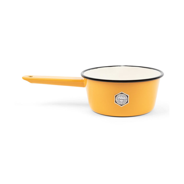 Crow Canyon Home - Camp Wandawega x CCH Sauce Pot - Mustard Yellow &amp; Cream -