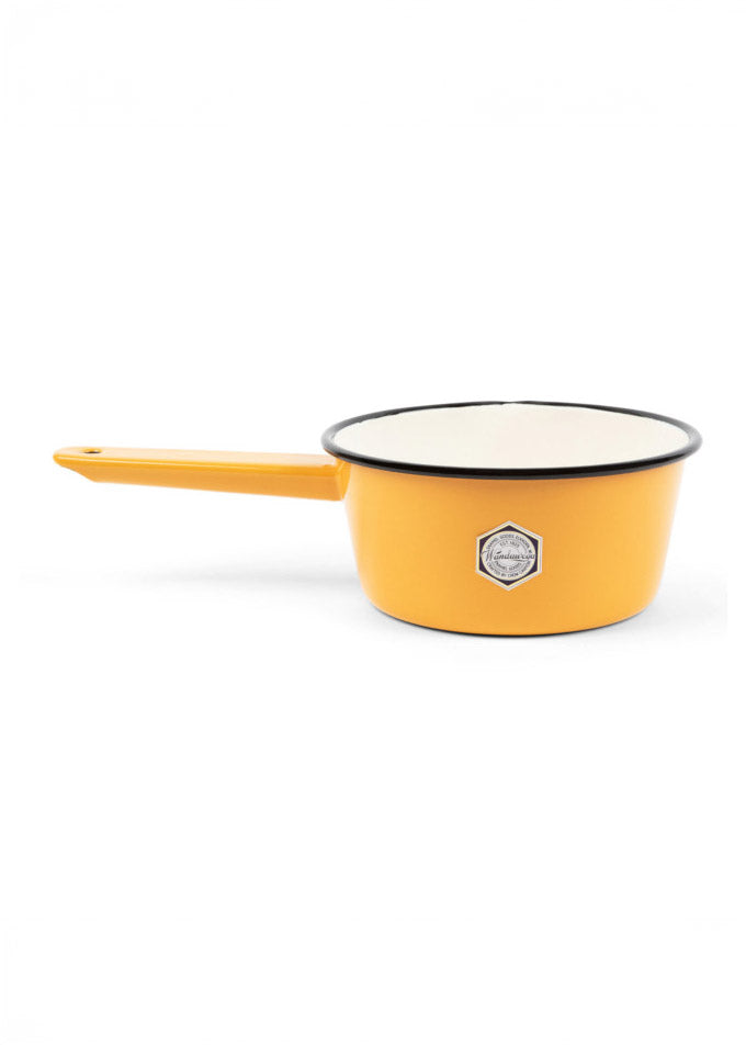 Crow Canyon Home - Camp Wandawega x CCH Sauce Pot - Mustard Yellow &amp; Cream -