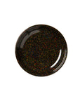 Crow Canyon Home - Rainbow Falls Coupe Salad Plate - Black -