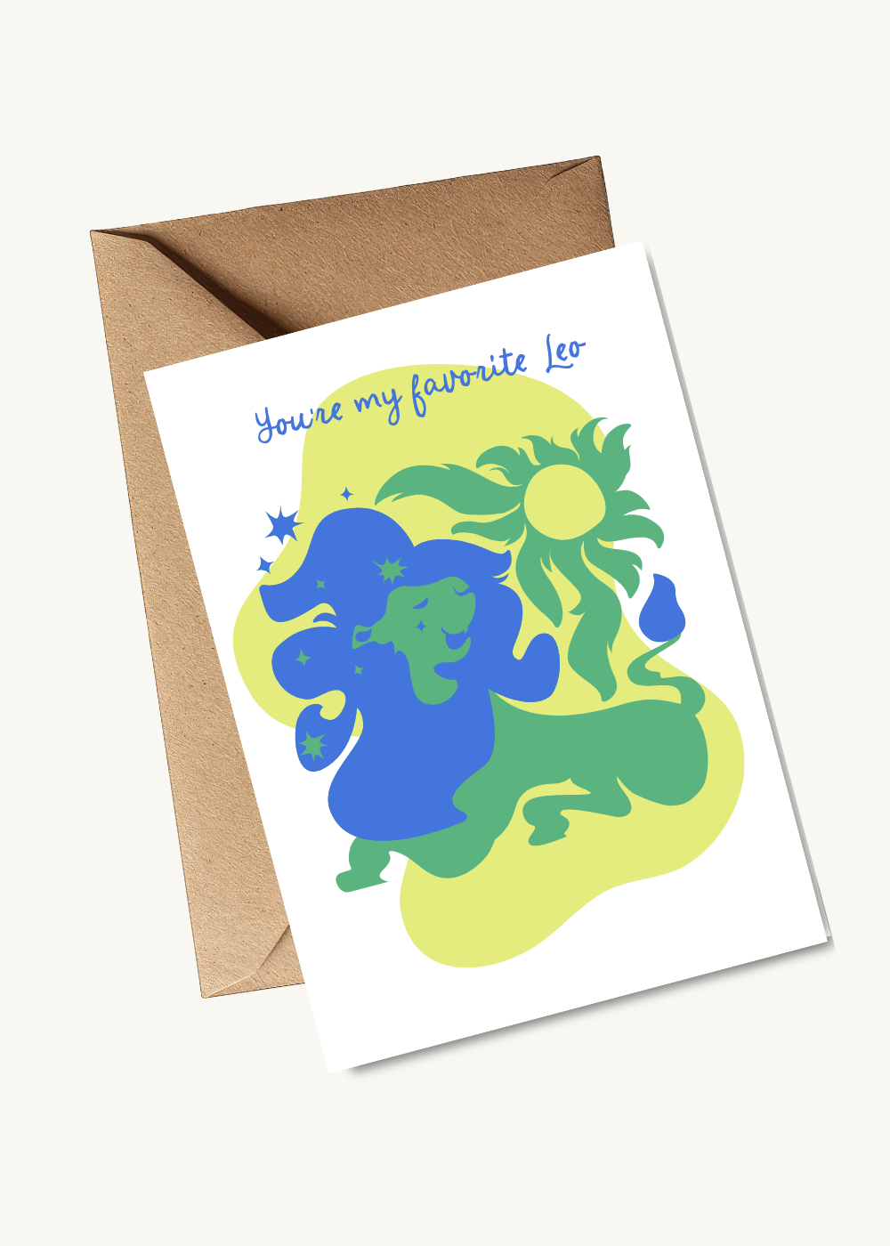 Nice Paper - Greeting Card - Leo -