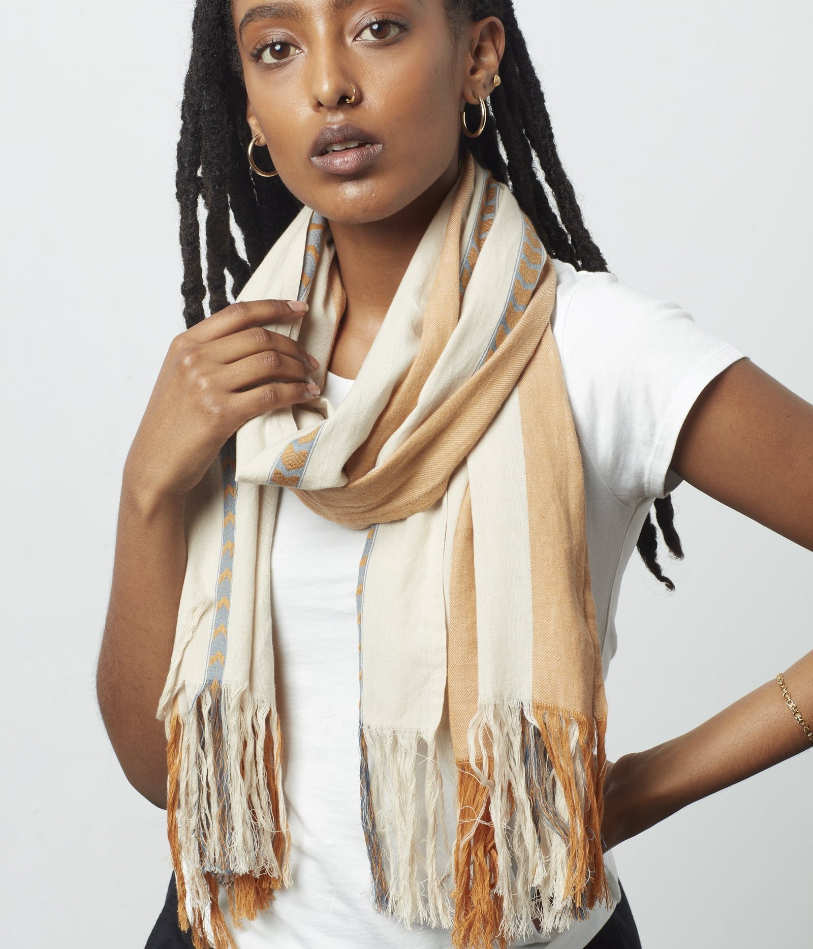 Known Supply - Patricia Scarf - Gold -