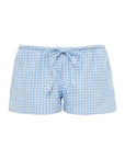 Montce - Peri Micro Gingham Low-Rise Drawstring Short -