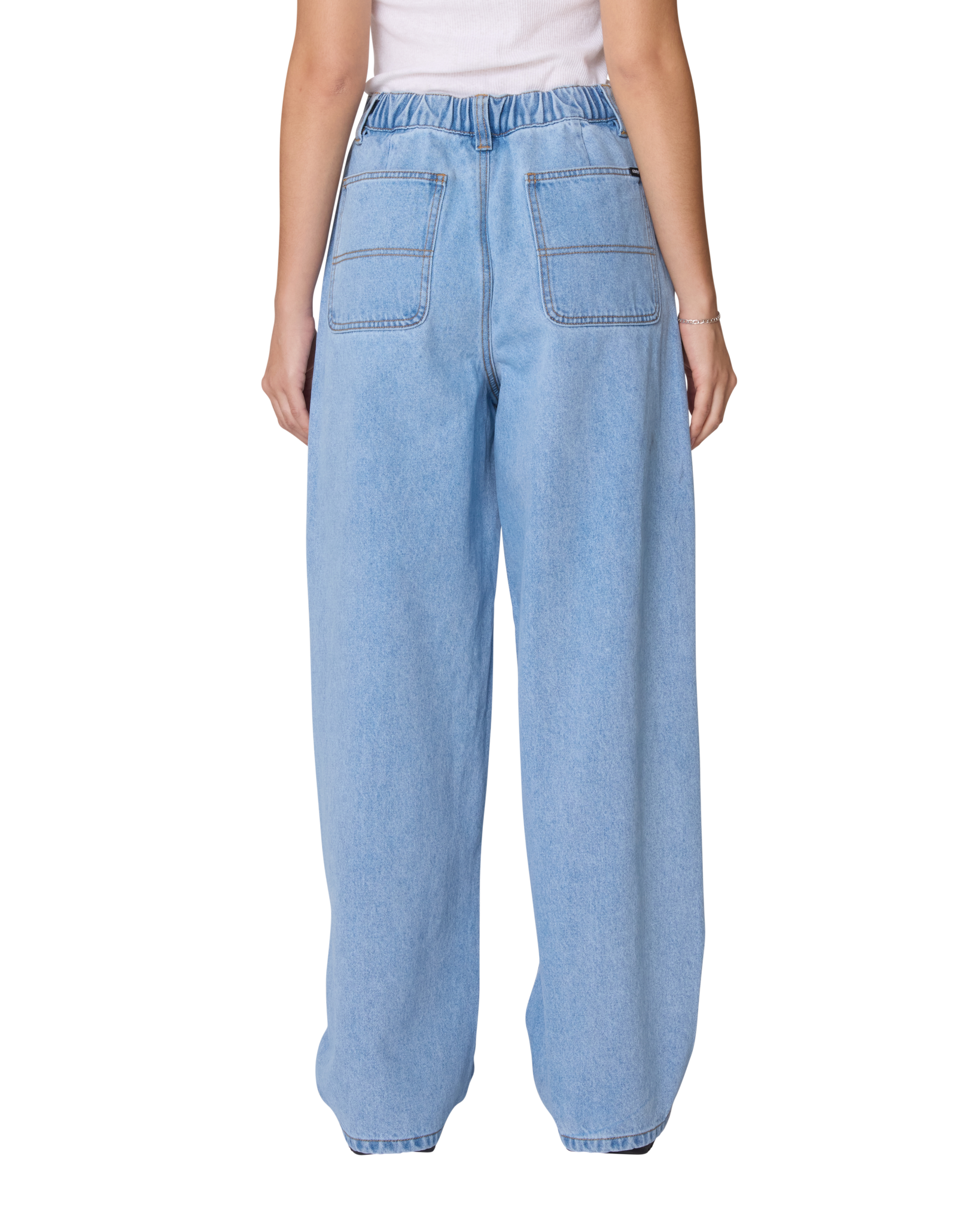 Obey - Leah III Baggy Denim - Cirrus Wash -