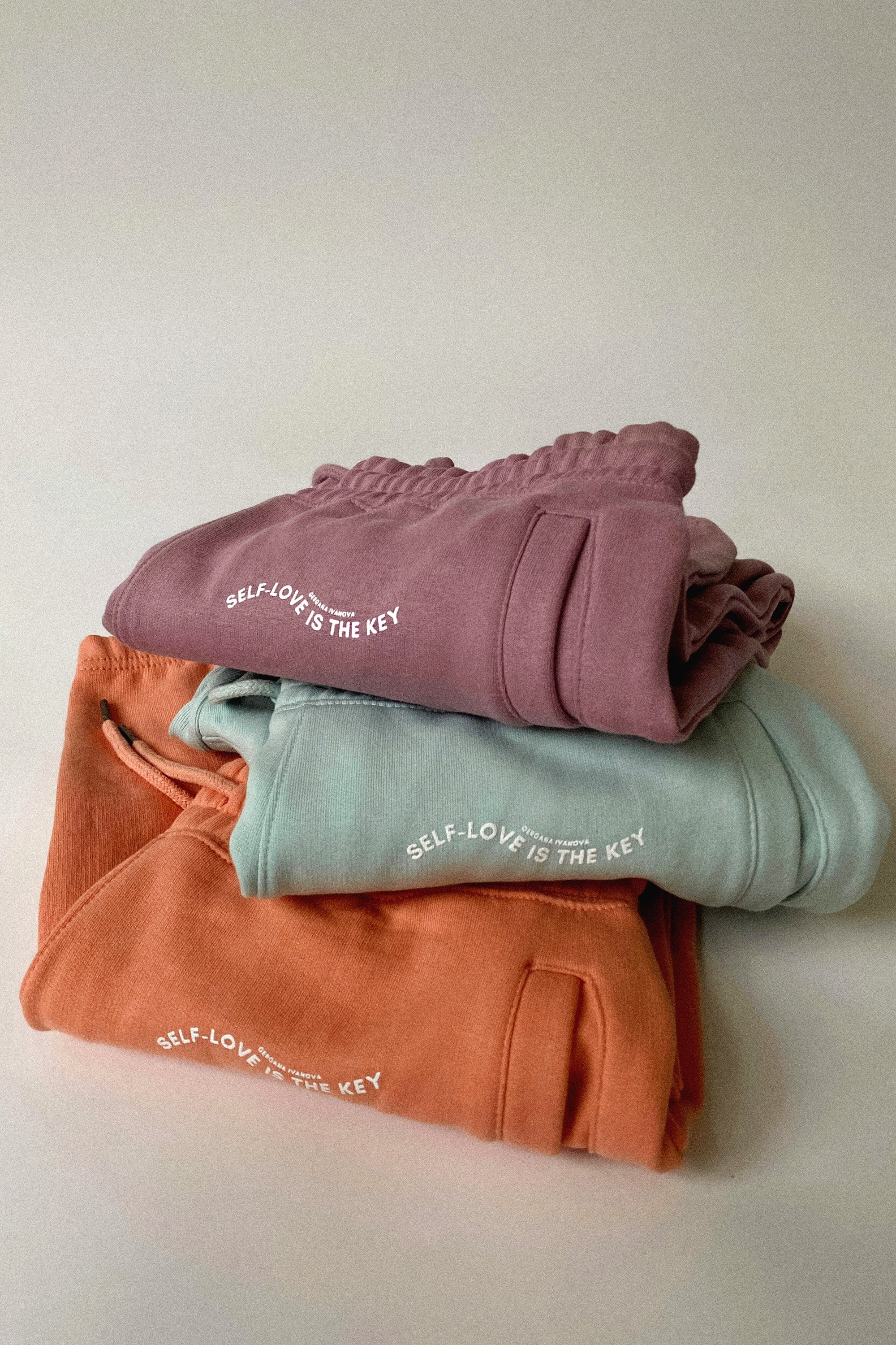 Gergana Ivanova - Organic Cotton Joggers - Orchid -