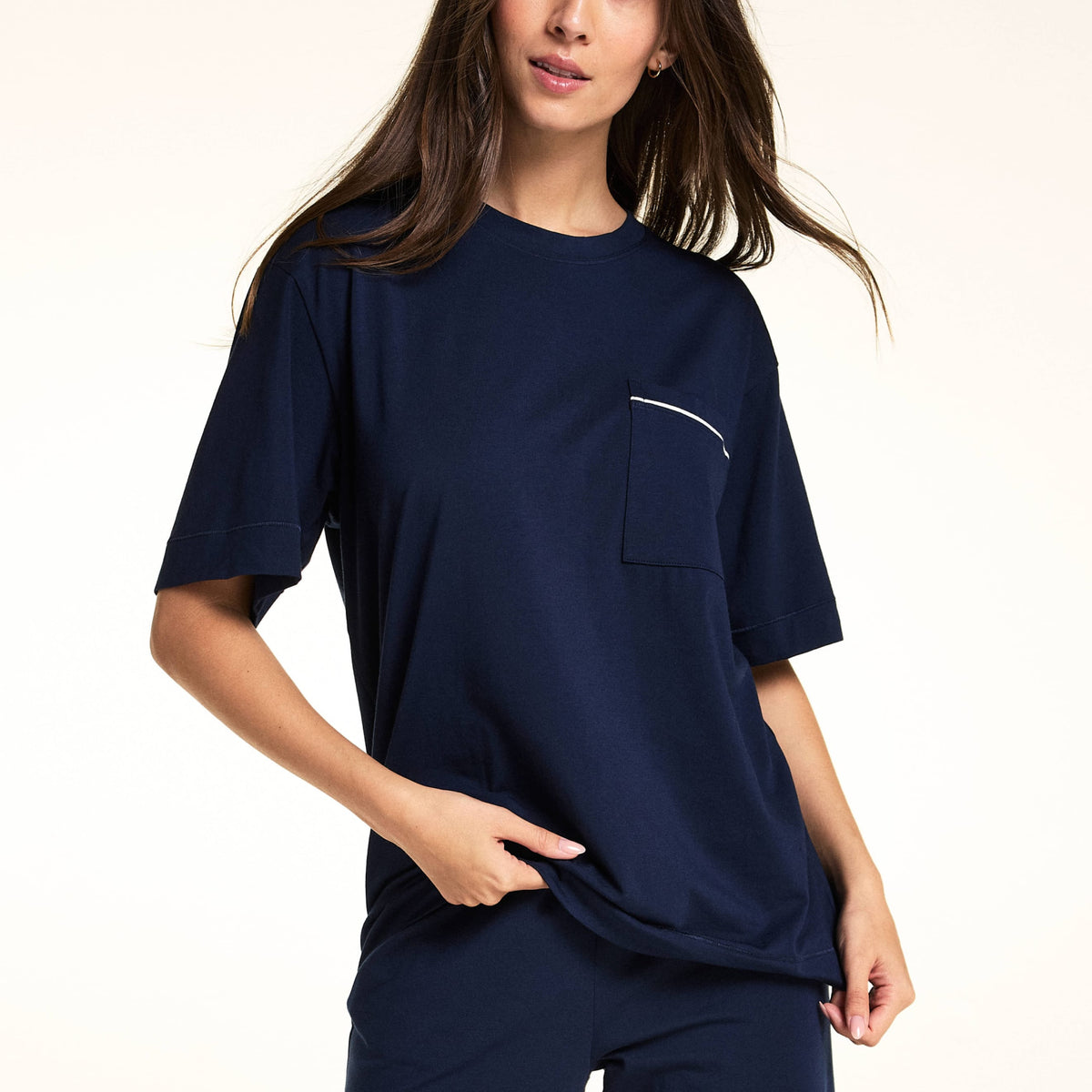 Harper Wilde - Perfect Pima Pajama T-Shirt - Navy -
